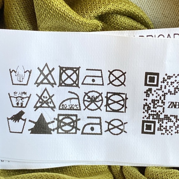 NWT. Zara Green Sleeveless Belted V-Neck Mini Dress. Size XXL. - Picture 13 of 13